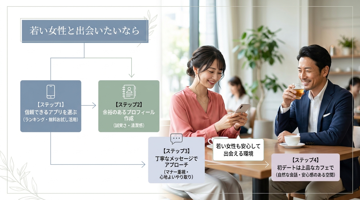若い女性と出会いたいなら