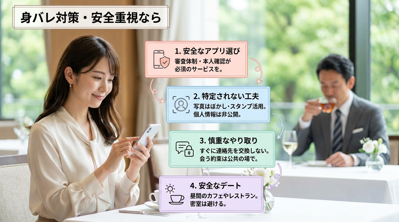 身バレ対策・安全重視なら