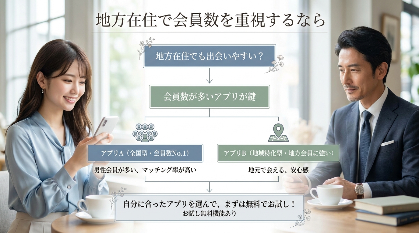 地方在住で会員数を重視するなら
