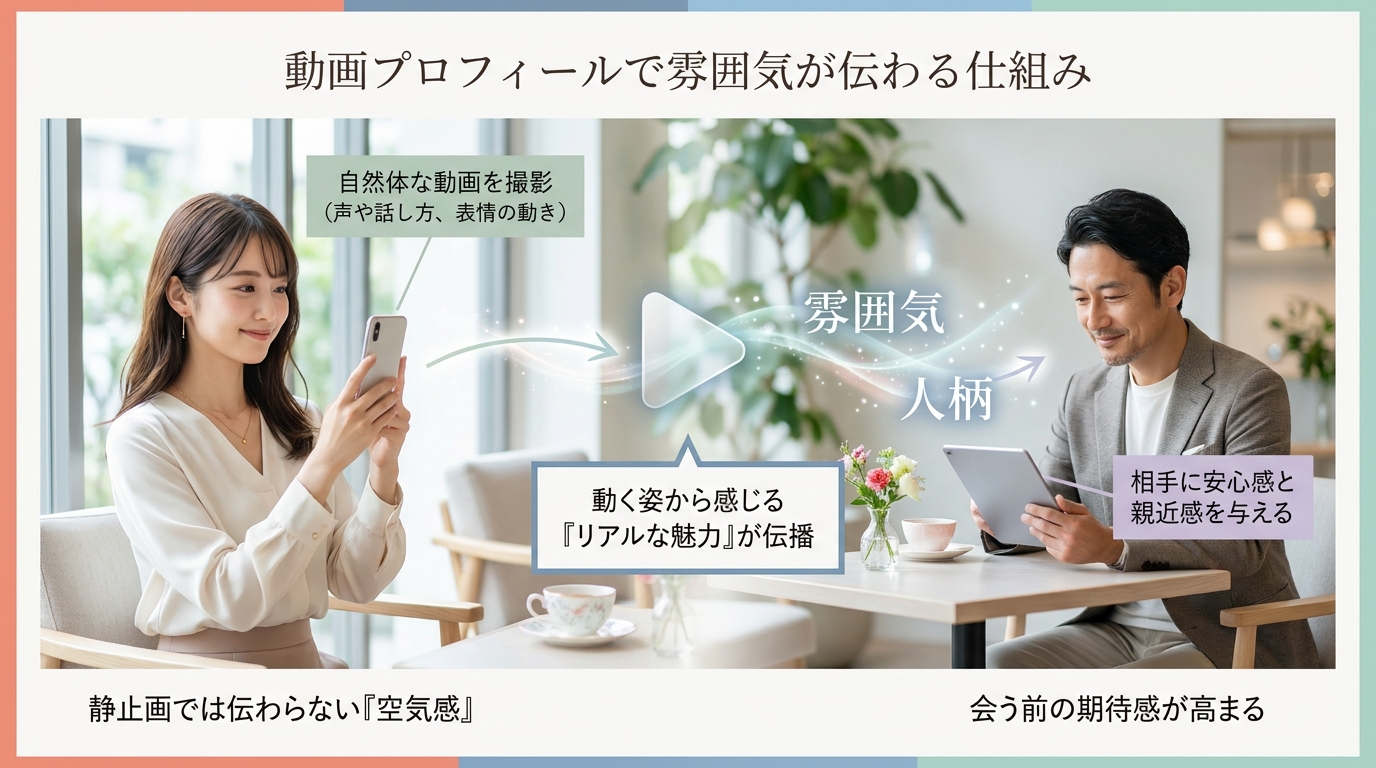 動画プロフィールで雰囲気が伝わる仕組み